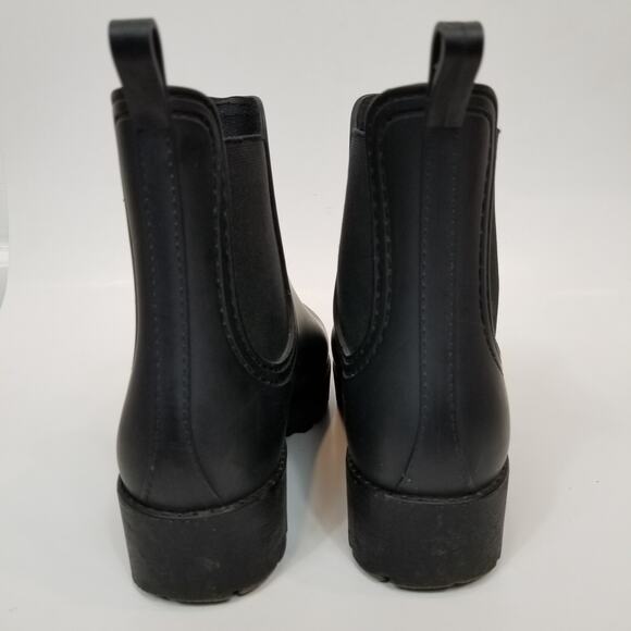 Jeffrey Campbell Women's Cloudy Rain Booties Chelsea Lug Sole Matte Black Size 9 - Picture 6 of 9